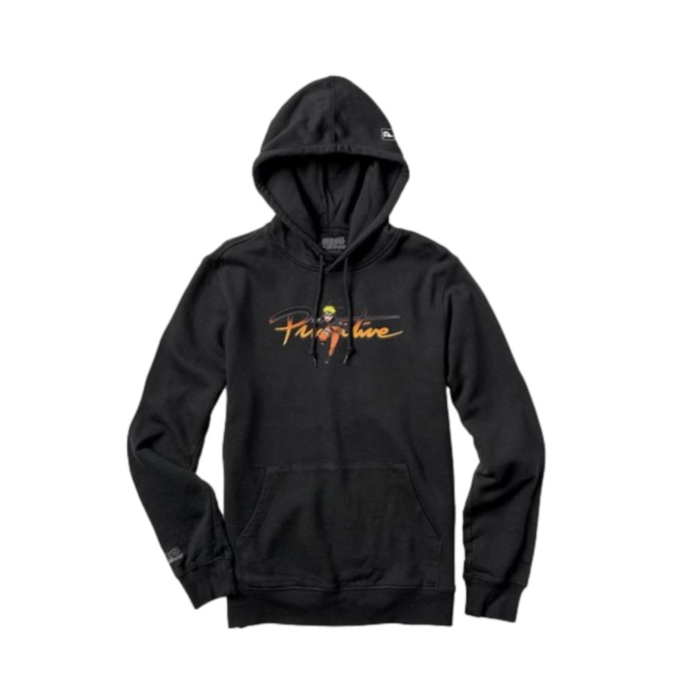Naruto Shippuden Primitive Brand Hoodie Sweatshirt Small Black Pullover …